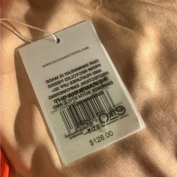 SOLID & STRIPED Coral Swimsuit NWT - Picture 6 of 6